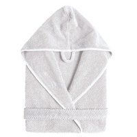 Bademantel Bee Waffle mit Kapuze