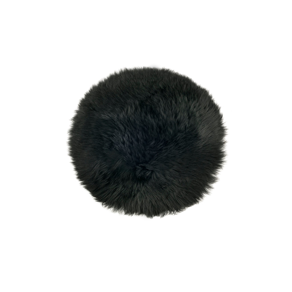 Stuhlkissen DM 37cm | Neuseeland Longwool Schaffell