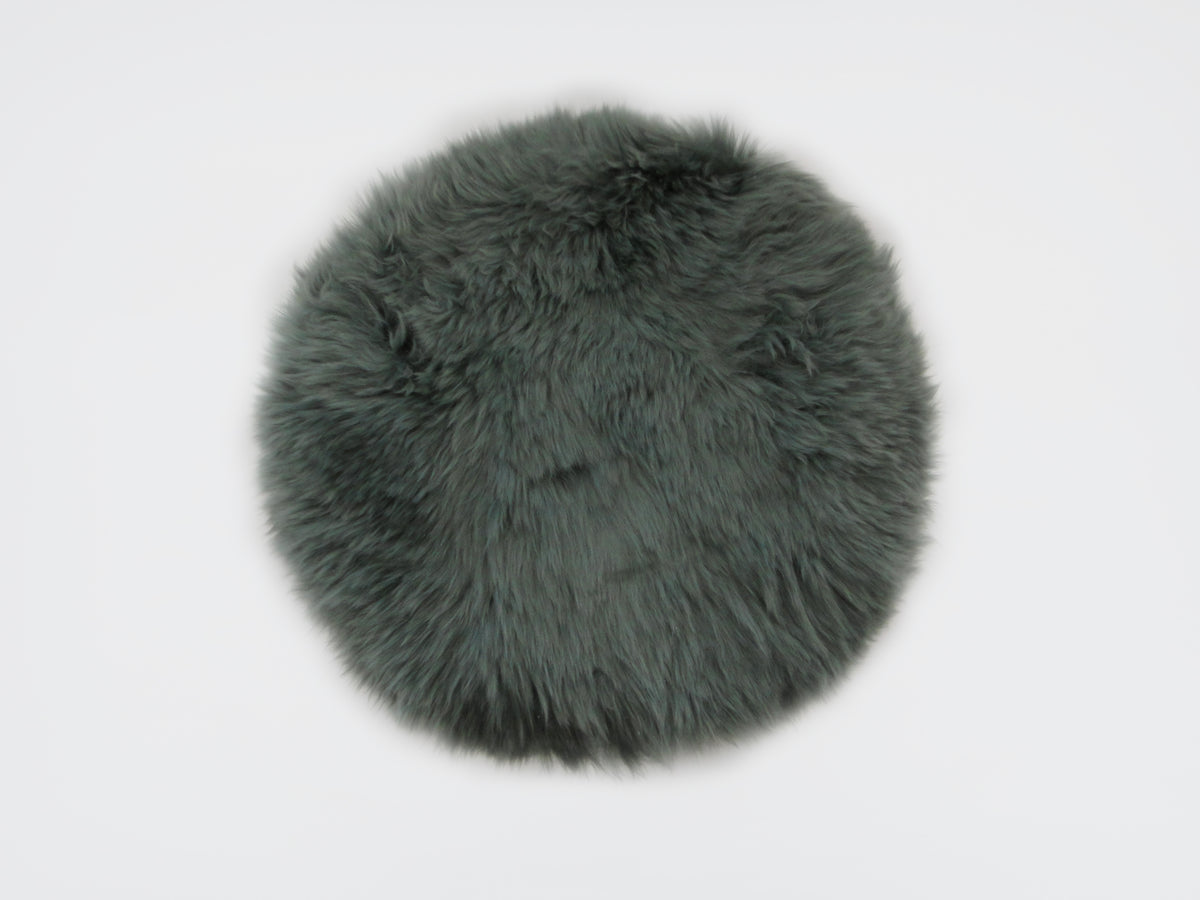 Stuhlkissen DM 37cm | Neuseeland Longwool Schaffell