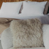 Tibetische Lammfell Kissen Premium