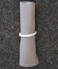 Leinen Serviette Farbe taupe 45x45cm Serie Kampen