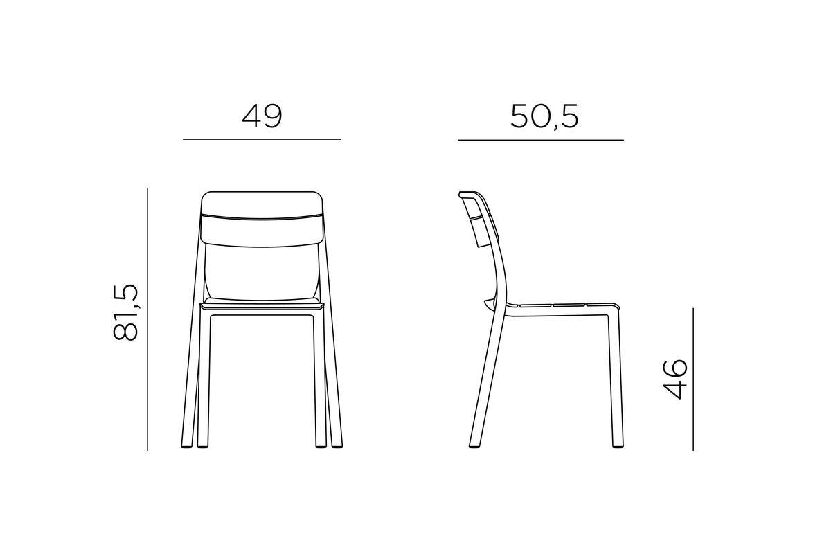 Cassia Bistro Outdoor Stuhl 6 Stück | Nardi