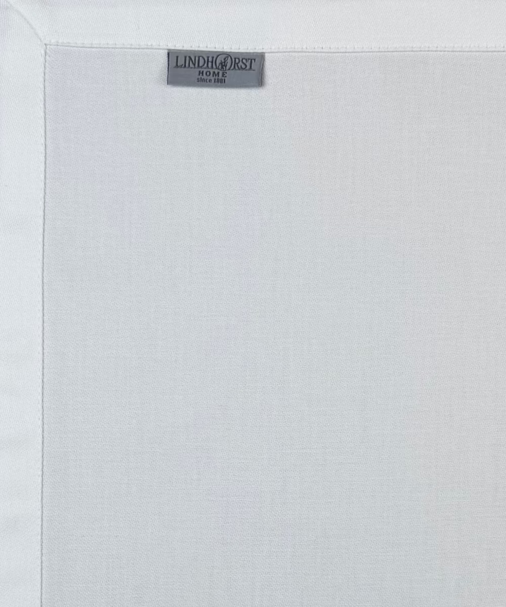 Stoffservietten Como 50x50cm Nahaufnahme mitLindhorst 1881 Logo