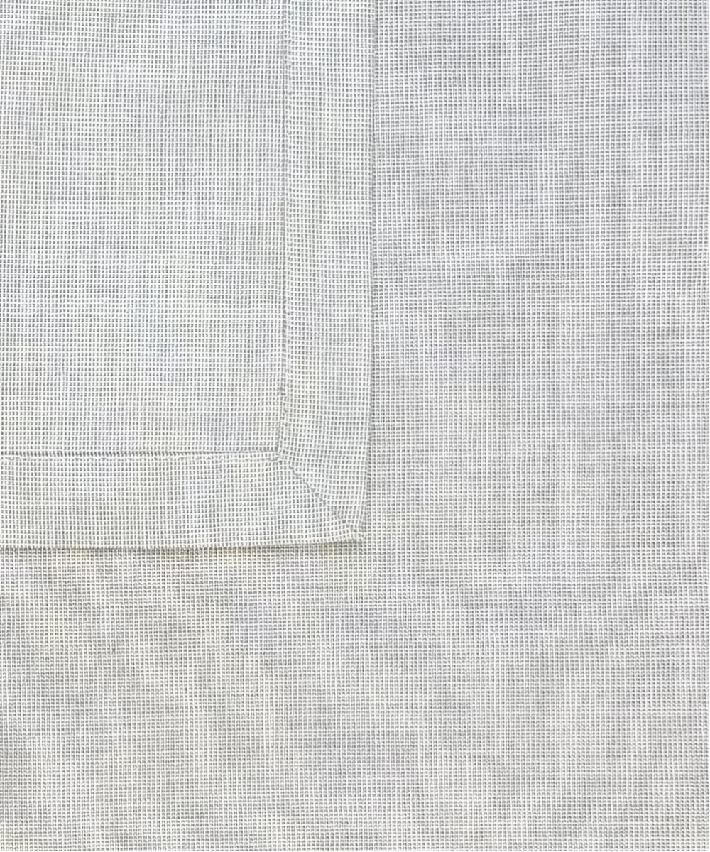 Stoffserviette Keitum Hellbeige 50x50cm mit Serviettenring.