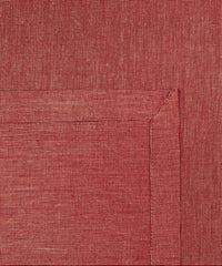 Stoffserviette Keitum Rubin Rückansicht mit Briefecke