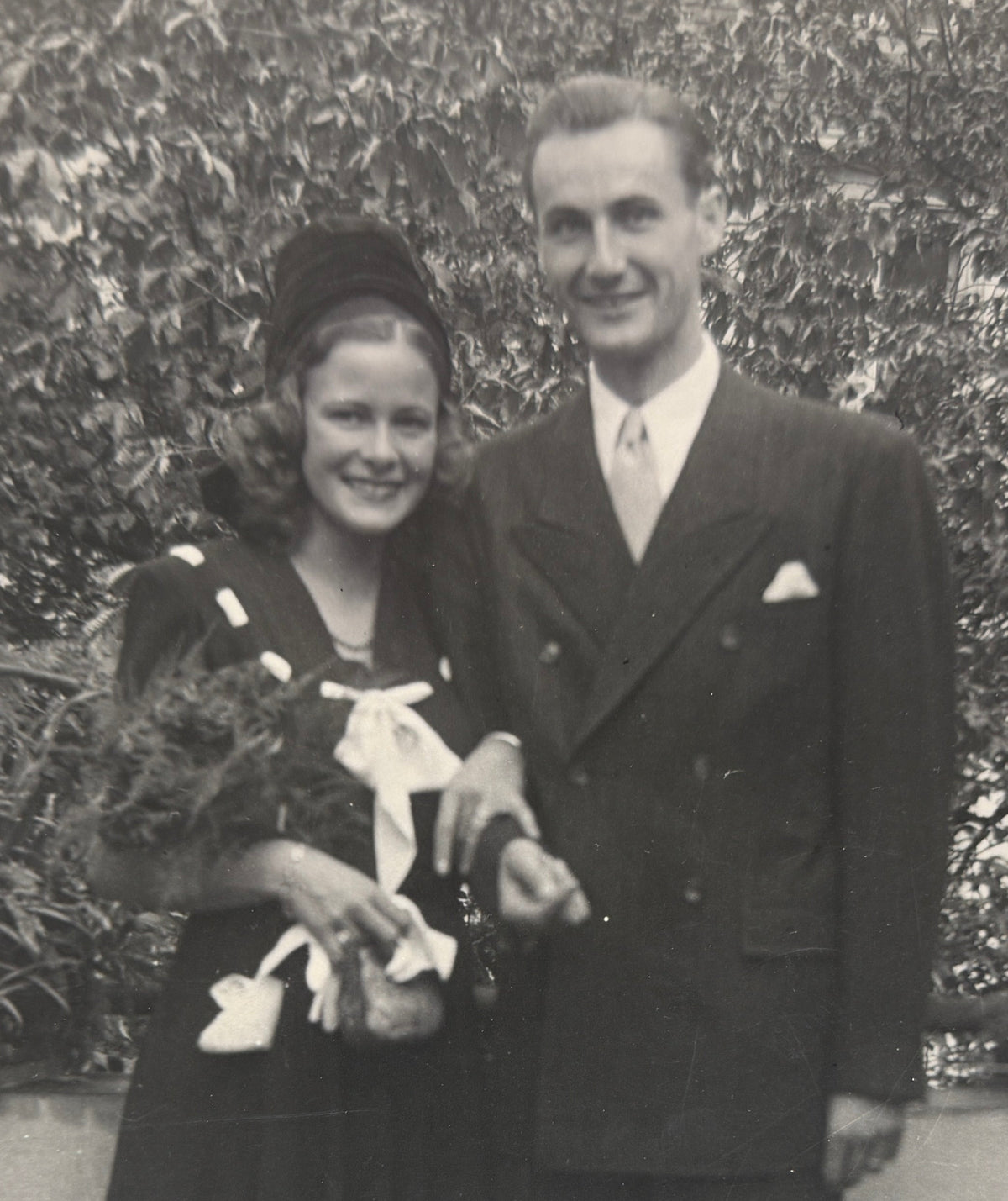 Swantje und Walter Hürlimann an einem Festtag fotografiert.
