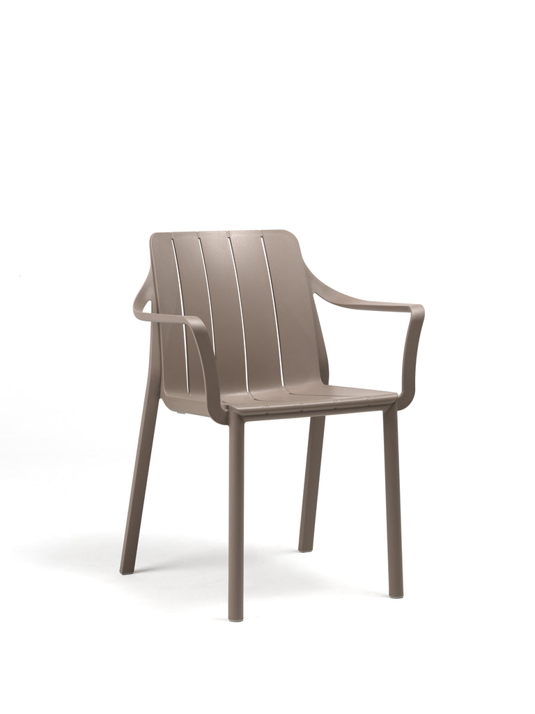 Tiberina Outdoor Stuhl in der Farbe Tortora