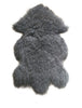 Tibetisches Lammfell 80cm in der Farbe Schwarz