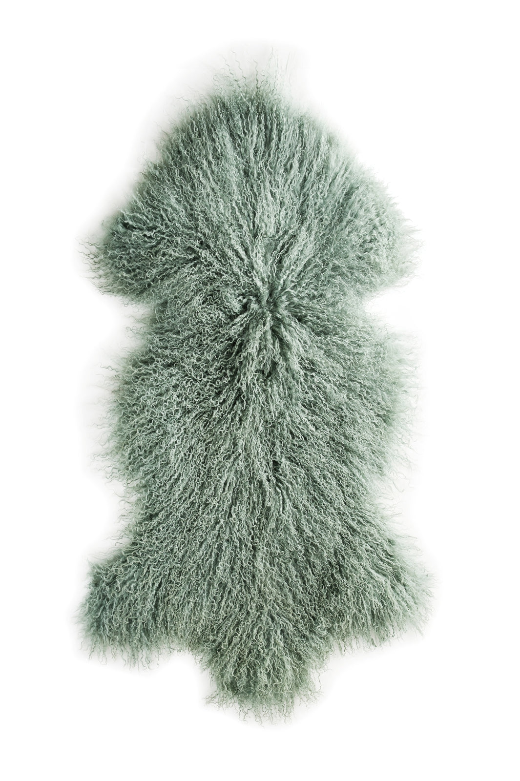 Tibetsches Lammfell 80cm in der Farbe evergreen