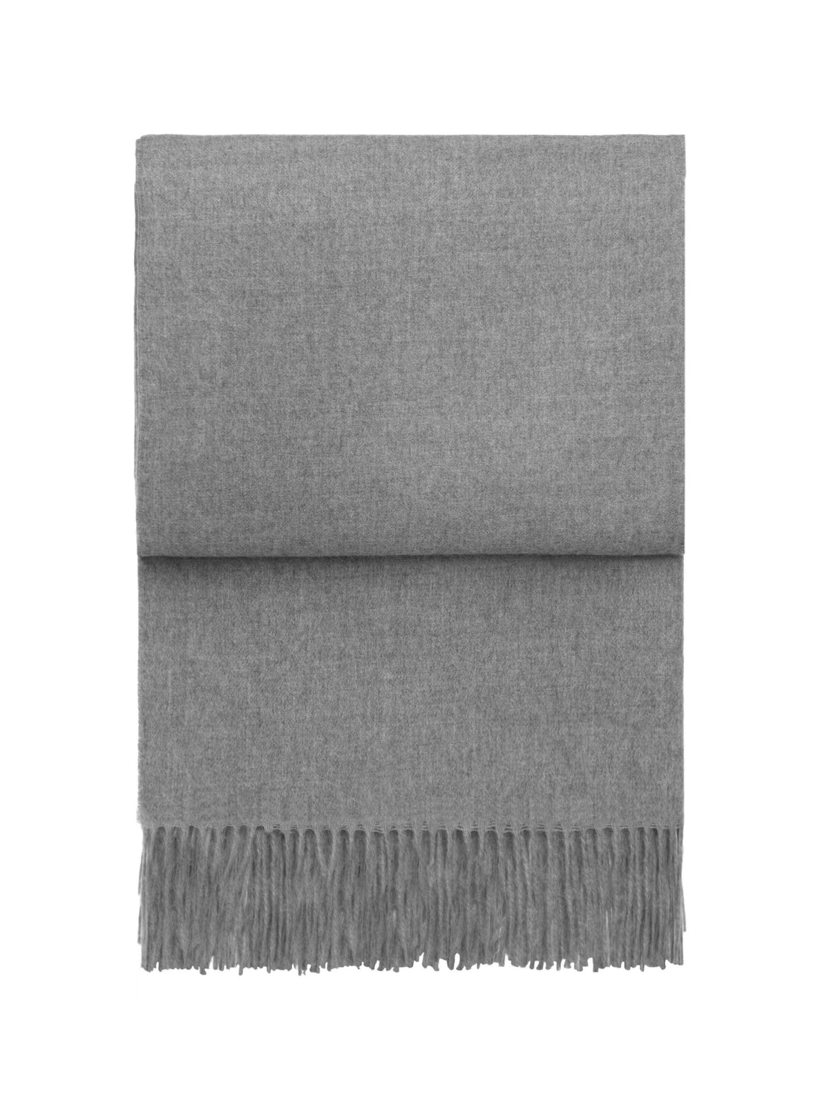 Luxury Baby Alpaka Decke Light Grey