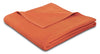 UnoCotton Plaids und Wohndecke Terracotta