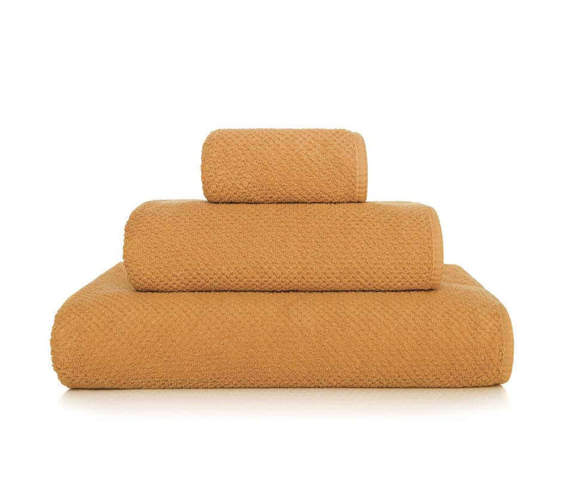 Handtücher Bee Waffle 50x100cm 2er Set Camel