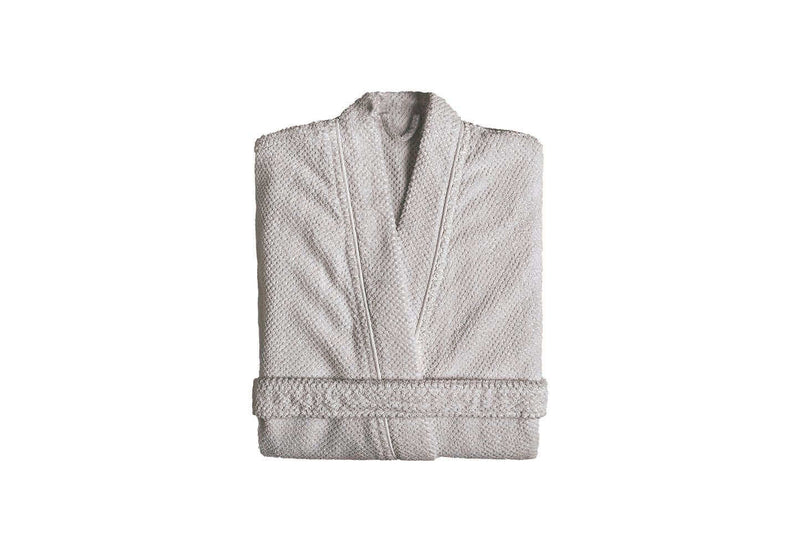 Bademantel Bee Waffle Kimono Silver