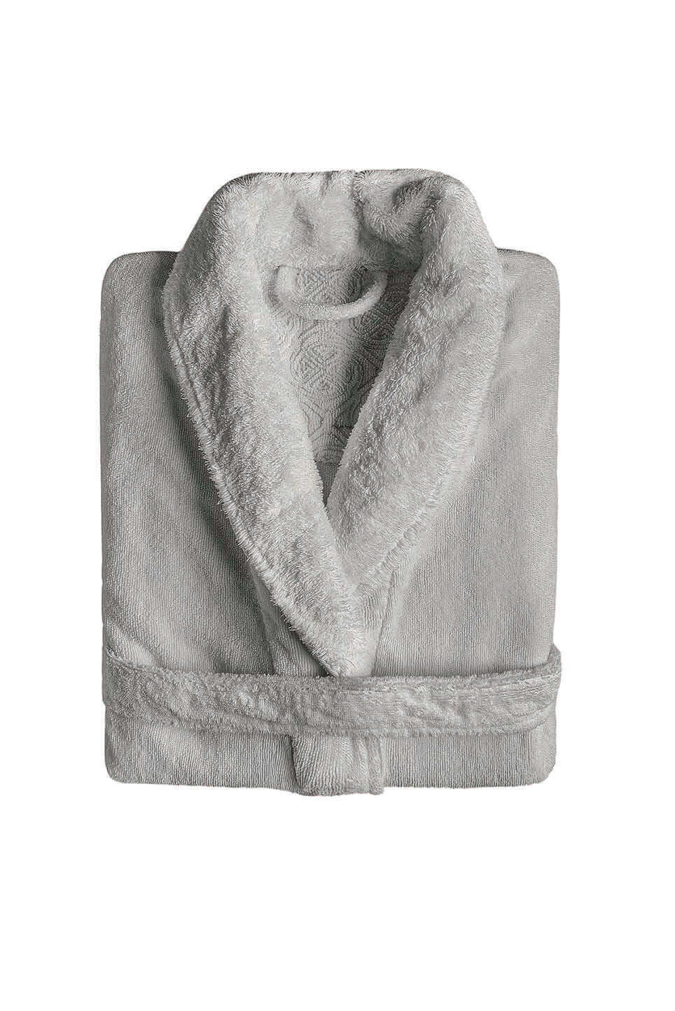 Bademantel Egoist in der Farbe Siver