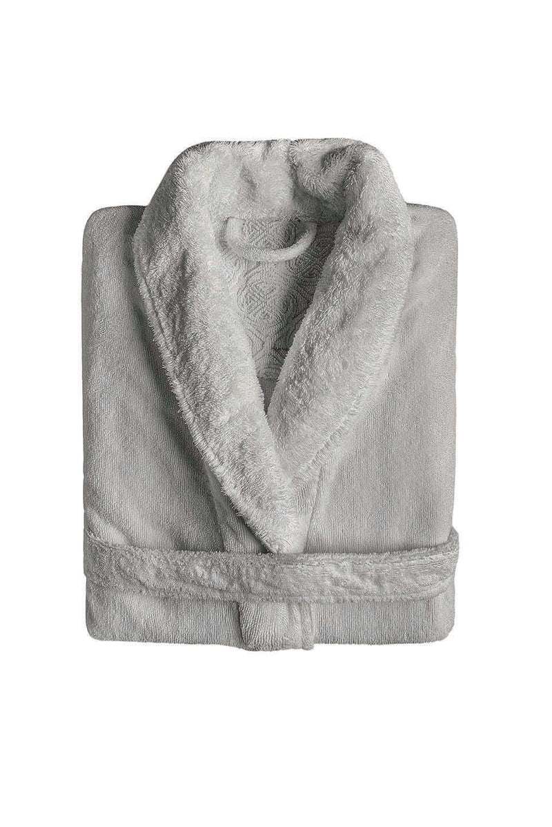 Bademantel Egoist in der Farbe Siver