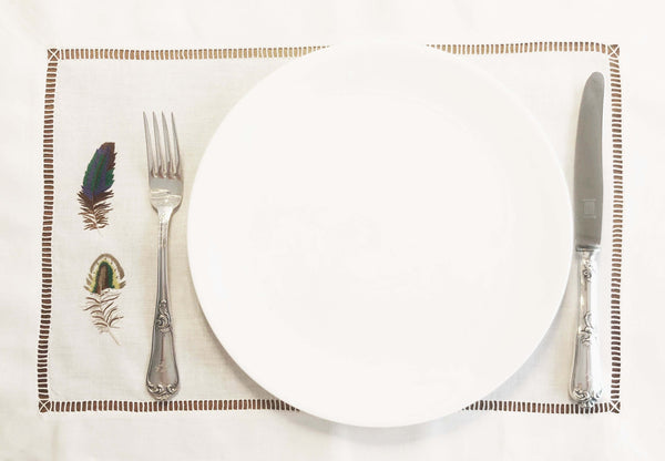 Tischset Federn 35x50cm