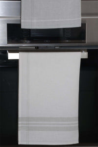 Geschirrtücher aus Halbleinen mit dezenten Streifen in der Farbe von Naturleinen. Geschirrtücher Halbleinen Moritz- 2er Pack  Geschirrtücher Halbleinen Moritz  Geschirrtücher aus Leinen  Geschirrtücher aus reinem Leinen  Geschirrtücher aus Baumwolle  Halbleinen.