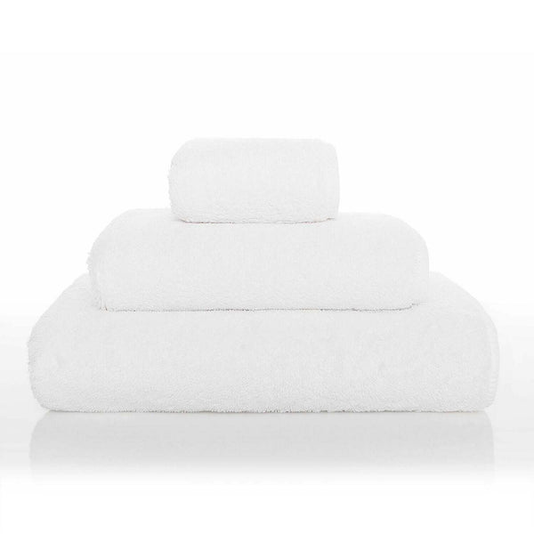 Seiftuch Farbe White der Serie Heritage Long Double Loop in der Größe 30 cm x 30 cm