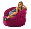 Sitzsack Sofa Beanbag in Sesselform in der Farbe pink