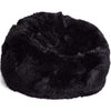 Lammfell Sitzsack Black 92 x 93cm