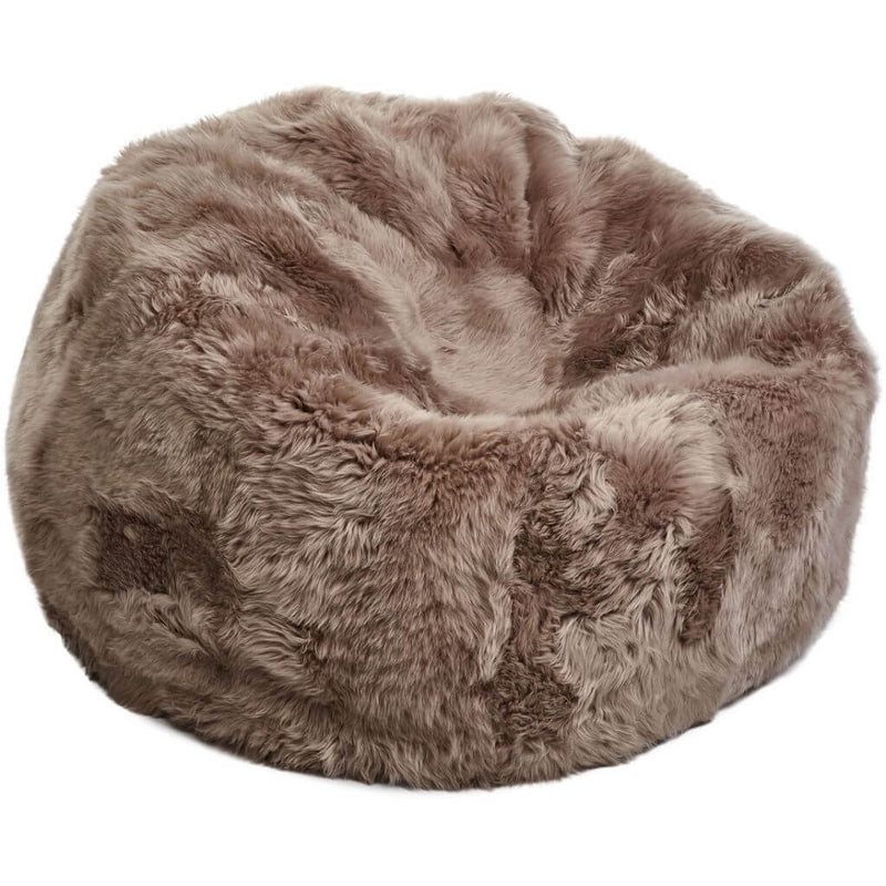 Lammfell Sitzsack Dove 92 x 93cm