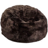 Lammfell Sitzsack Walnut 92 x 93cm