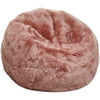 Lammfell Sitzsack Rosa 73 x 74cm