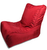 Evolution Lounge Sitzsack rot. Sitzsacksofa, Sitzsackfüller, Ambiente-Lounge-Ottomane.
