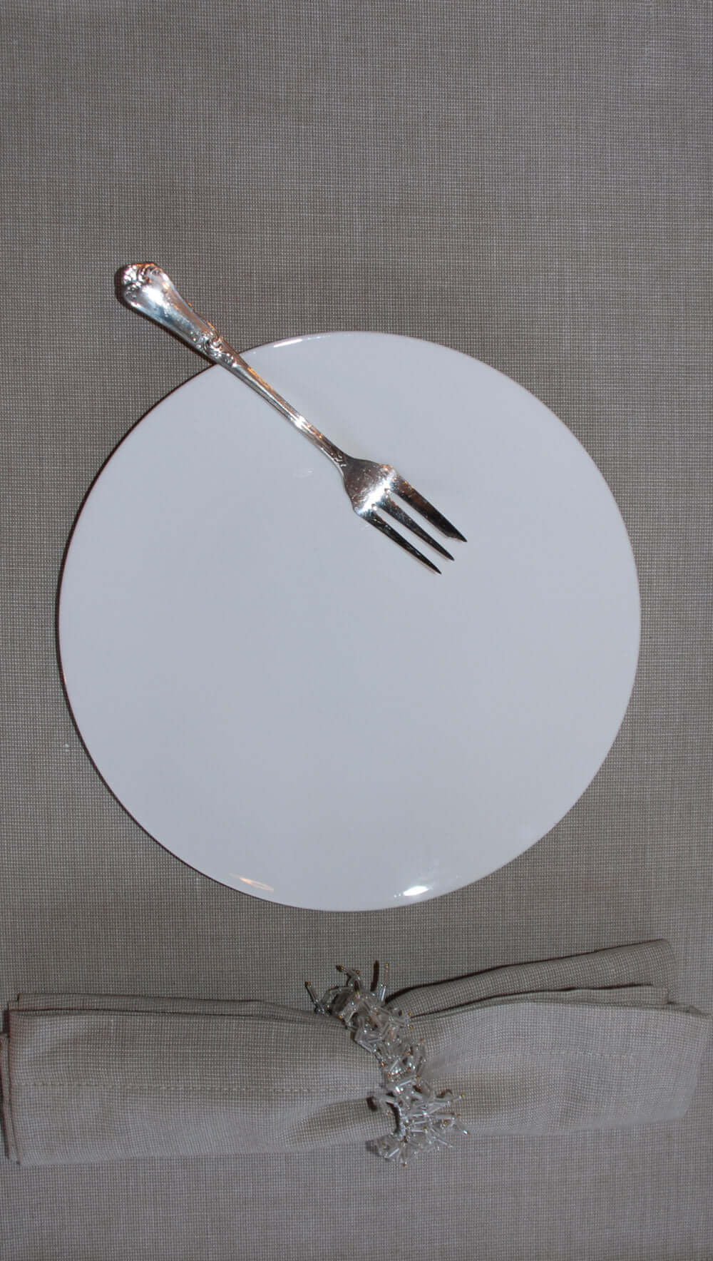 Kaufen Sie Tischsets von Pure Home Living online in GermanTischset Pure aus grauer melierter Baumwolle mit Saum