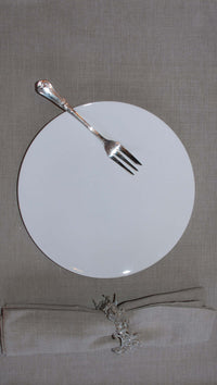 Kaufen Sie Tischsets von Pure Home Living online in GermanTischset Pure aus grauer melierter Baumwolle mit Saum