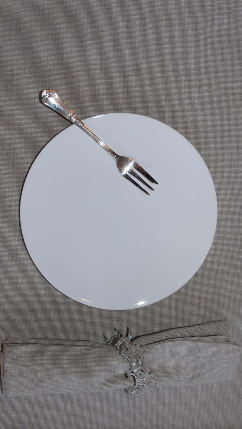 Kaufen Sie Tischsets von Pure Home Living online in GermanTischset Pure aus grauer melierter Baumwolle mit Saum